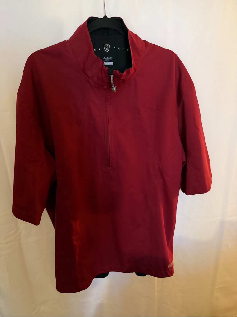 Nike Golf Men's Half-Zip Pullover Shirt - Red